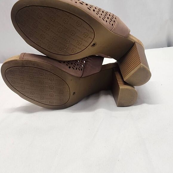 Giani Bernini Womens Joisey Rubber Peep Toe Casual, Rose Perforated Size 7 - Picture 7 of 11